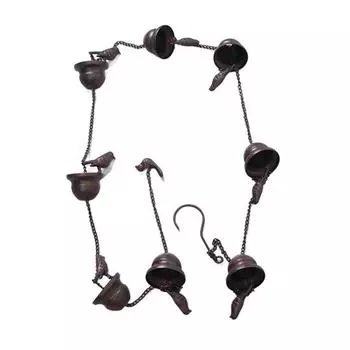 Дождевая цепь наружная мобильная чашка для птиц дождевая цепь декоративная замена для желобов водосточных труб