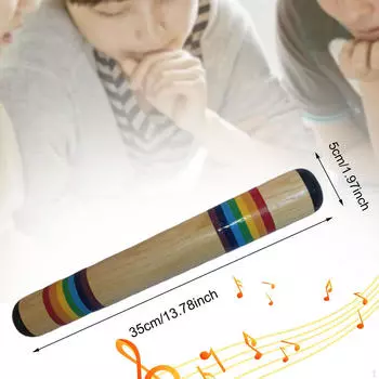 Дождевая палочка шейкер игрушка инструмент для детей обучающее пособие красочный ребенок