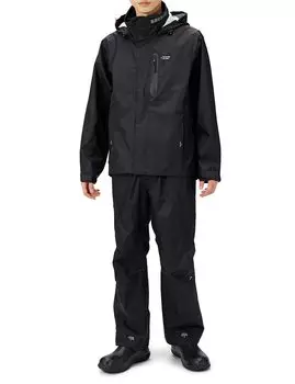 Дождевик AIRBORNE размера M, рыболовный дождевик, комплект из верхней и нижней части, вентиляционная сетка, водонепроницаемый, водоотталкивающий, для школы, поездок на работу, большой размер