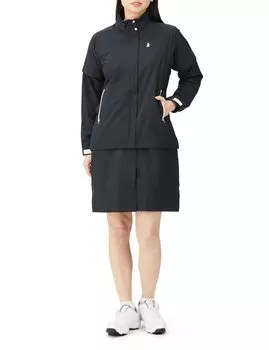 Дождевик цельный высококачественный дождевик 3WAY легкий водоотталкивающий влагостойкий дышащий водостойкий гольф MEWXJF01 BK00 [Munsingwear] [ENVOY]