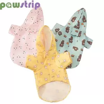 Дождевик для домашних животных, водонепроницаемый дышащий дождевик для домашних животных, для маленьких и средних собак, кошек, уличная куртка для чихуахуа, бульдога, костюм для домашних животных S синий