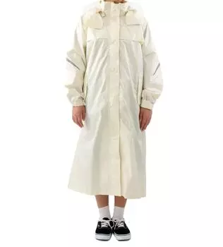 Дождевик для дождевика Rain tuck, совместимый со шлемом, рюкзак 105 см [Winter Cherry] school, II, капюшон, совместимый, Ivory, (длина) слоновая кость