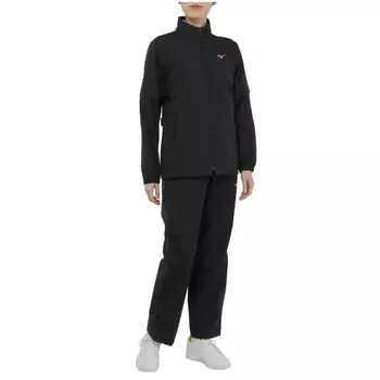 Дождевик для гольфа, комплект из верхней и нижней части, дождевик, водоотталкивающий, водонепроницаемый, водонепроницаемый, водонепроницаемый 24 часа или более E2MGAC10, черный, M чёрный