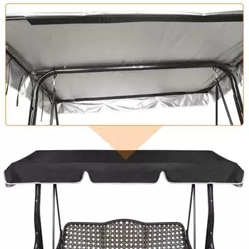 Дождевик Наружная терраса Качели Дождевик Навес Крыльцо Качели Подходит Для Терраса Сад Бассейн Балкон