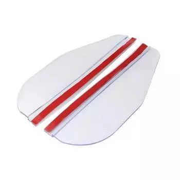 Дождевик Зеркало заднего вида Боковой солнцезащитный козырек Транспортное средство чёрный