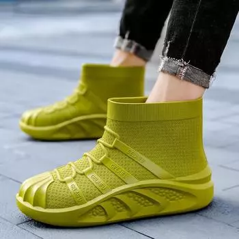 Дождевики мужские всесезонные новые дышащие забродные туфли для рыбалки отдыха на открытом воздухе мужские альпинистские спортивные нескользящие водные туфли 39 чёрный