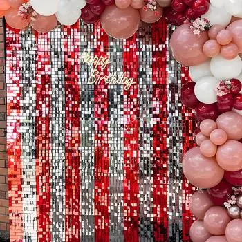 Дождевой занавес, украшения для вечеринки по случаю дня рождения, настенные шторы, принадлежности для детского душа, дождевой занавес из фольги, сувениры для свадебной вечеринки, фон