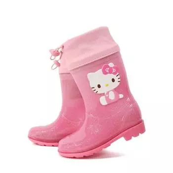 Дождевые сапоги Hello Kitty для девочек Pro World Cup, популярный персонаж в Корее