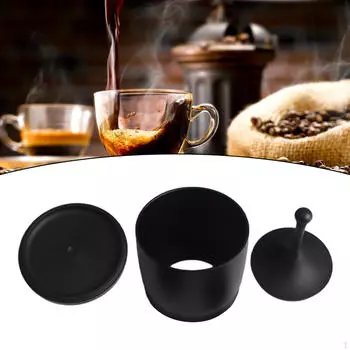 Дозирующая чашка для порошка Anti Flying Dust 58 мм для эспрессо-машины black