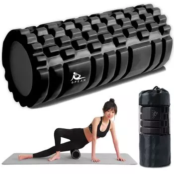 DPEAN Foam Roller Fascia Release Grid Solid Core Unbreakable 3 типа вогнутой и выпуклой конструкции Yoga Roller Home Training EVA Material Multicolor