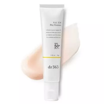 dr365 UV Day Essence Солнцезащитный крем для лица Дневная сыворотка Водостойкий УФ-крем Витамин С Глутатион Уход за порами Увлажнение чувствительной кожи Керамид Cica