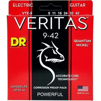 DR электрическая струна VERITAS Quantum Nickel .009-.042 VTE-9