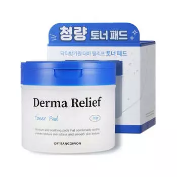 Dr.Banggiwon Derma Relief Toner Pad 70шт 170мл