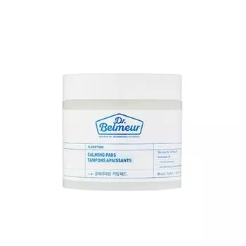 DR.BELMEUR Очищающие успокаивающие подушечки 150 мл/80 шт.
