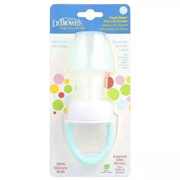 Dr. Brown s, Fresh Firsts™ Silicone, 4+ Months, Mint, 1 Count