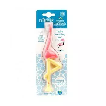 Dr. Brown s Toothbrush 1-4 Years Flamingo