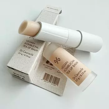 Dr.Ceuracle Веганский бальзам для губ с чаем и чайным грибом 3,7 г / Интенсивный уход за губами