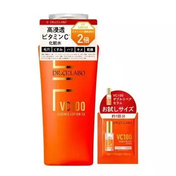 Dr.Ci-Labo [ Exclusive] VC 100 Essence Lotion EX R 150mL Set [Vitamin C Lotion] High Moisturizing UV Drying Serum Pore Sensitive Niacinamide Present