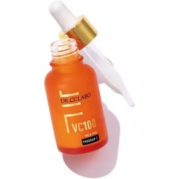 Dr.Ci-Labo VC 100 Milk Peel Program 3 [Exfoliation Care Serum] Pores Sensitive Skin Cosmetics PHA 5% Dryness UV Rays Keratin Thickening Niacinamide Pr