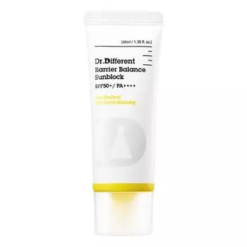 [Dr.Different] Солнцезащитный крем Barrier Balance SPF 50+ PA++++ 40мл