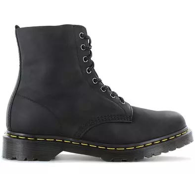 DR. DOC MARTENS 1460 Pascal Вощеная цельнозерновая кожа - Ботинки Черные 30666001 ОРИГИНАЛ