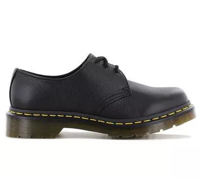 DR. DOC MARTENS 1461 Virginia - Женские оксфорды кожаные черные 24256001 ОРИГИНАЛ