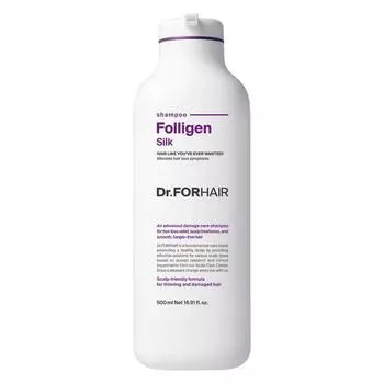 Dr. For Hair Damaged Hair Care Hair Loss Symptom Relief Polygen Silk Shampoo, 500ml, 1 unit