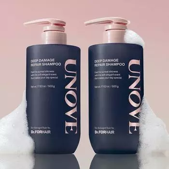 DR.FORHAIR Шампунь Deep Damage Repair Double Special Set (500г+500г) Выберите 2 типа 500g + 500g