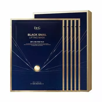 Dr.G Black Snail Lifting Mask Sheet 28 мл 5 шт.