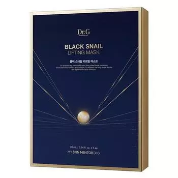 Dr.G Black Snail Лифтинг-маска, 5 шт., 1 упаковка
