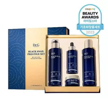 Dr.G Black Snail Prestige Тонер + Эмульсия + Ампула + Крем 15мл набор, 1 комплект