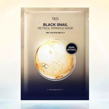 Dr.g Black Snail Retinol Wrinkle Mask 1 шт.