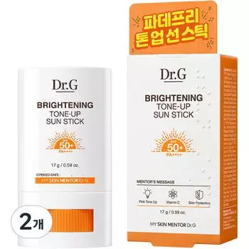Dr.G Brightening Tone-Up Sun Stick SPF50+ PA++++, 17г, 2 шт.