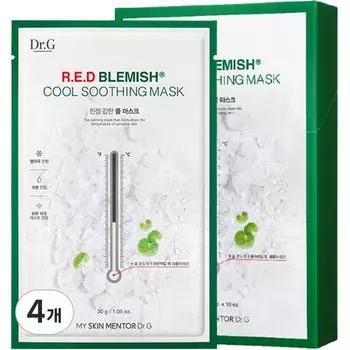 Dr.G Dr.G Red Blemish Cool Soothing Mask, 10 упаковок, 4 шт.