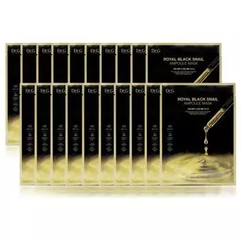 Dr.G Dr.G Royal Black Snail Ampoule Mask 30ml 20 sheets, 1 pack, 20 pieces