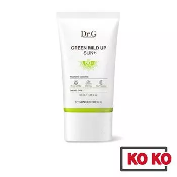 [Dr.G] Green Mild Up Sun Plus Солнцезащитный крем 50 мл / SPF50+ 1 EA