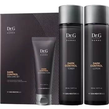 Dr.G Homme Dark Control Toner 150 мл + Lotion Cleansing Foam 70 мл 1 набор [Могут быть выпущены обновленные продукты]