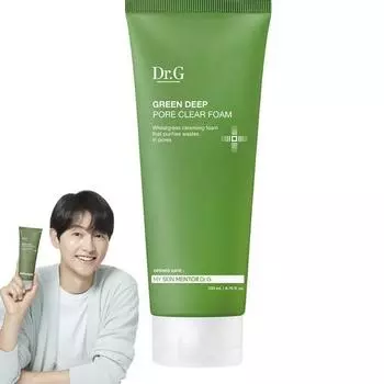 Dr.G Lin Deep Pore Clear Cleansing Foam, 200мл, 1 Известная корейская косметика, популярные продукты