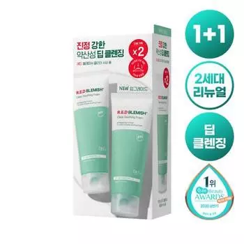 Dr.G Mildly Acidic Red Blemish Clear Soothing Foam Double Plan (150ml+150ml)