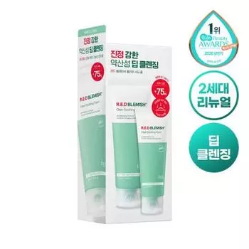 Dr.G Mildly Acidic Red Blemish Clear Soothing Foam Project (150ml+75ml)