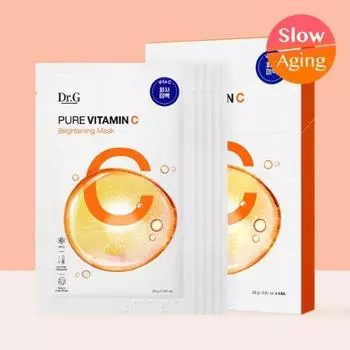 Dr.g [новое отбеливание] Dr.g Pure Vitamin C Brightening Mask 5 листов