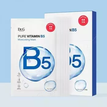 Dr.g [новый увлажняющий] Dr.g Pure Vitamin B5 увлажняющая маска 5 листов