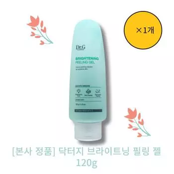 Dr.G Осветляющий пилинг-гель 120 г, гипоаллергенный уход за омертвевшей кожей, осветляющий эффект для грубой и чувствительной кожи, 1 шт.