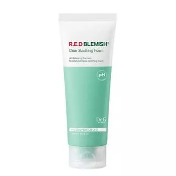 Dr.G Прозрачная успокаивающая пенка Red Blemish 150 мл