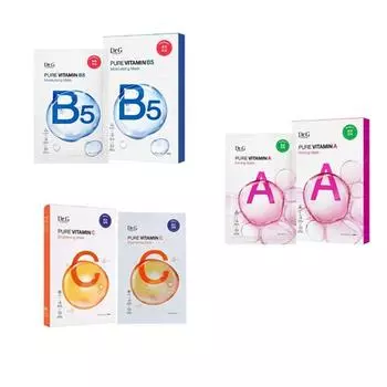 Dr.G Pure витамин А укрепляющая/увлажняющая B5/осветляющая маска C