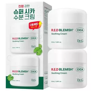 Dr.G Red Blemish Cica Soothing Cream Duo Special Set, 50 мл, 2 шт.