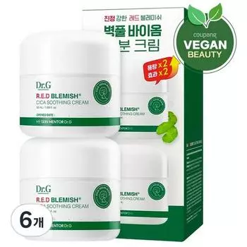 Dr.G Red Blemish Cica Soothing Cream Duo Special Set, 50 мл, 6 шт.