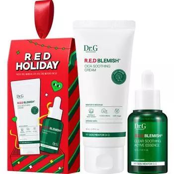 Dr.G Red Blemish Cica Soothing Cream Holiday Edition Set, 110 мл, 1 комплект