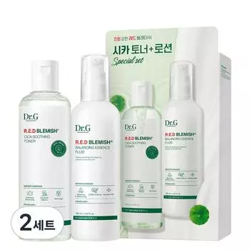 Dr.G Red Blemish Cica Toner 200 мл + Lotion 150 мл набор, 2 набора