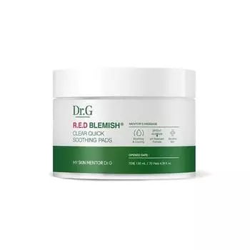 DR.G RED Blemish Clear Quick Soothing Pads 70ea 130мл